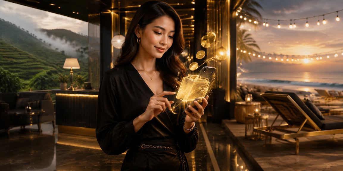 Pengguna Malaysia membuat deposit melalui aplikasi mudah alih b48 dengan kaedah tempatan